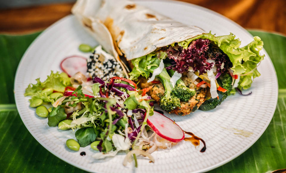 Falafel wrap