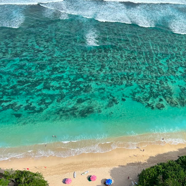 Gunung Payung aerial photo of beach