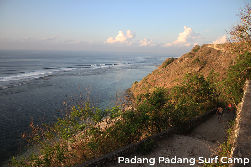 Gunung Payung surf view from the cliffs