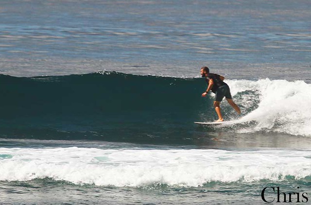 Melasti beach surfer