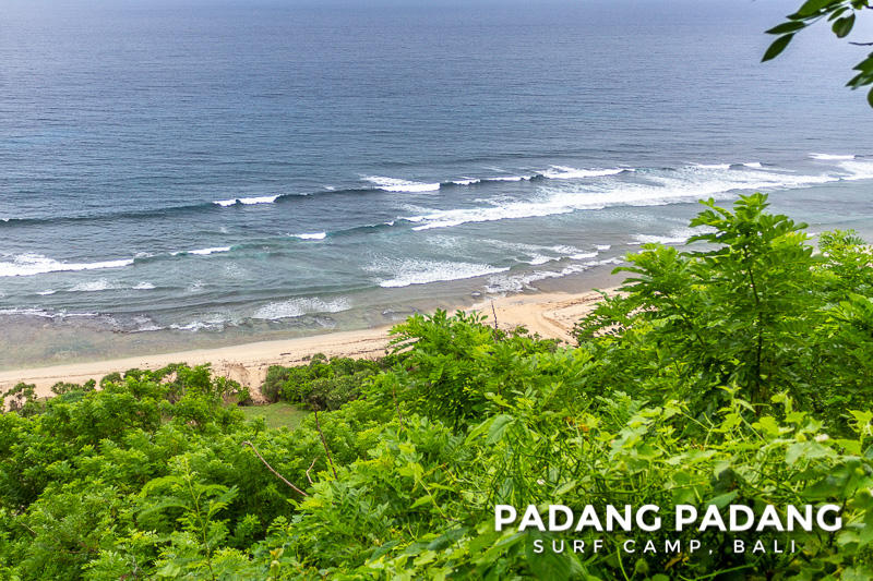 Nunggalan beach surf spot in South Bali