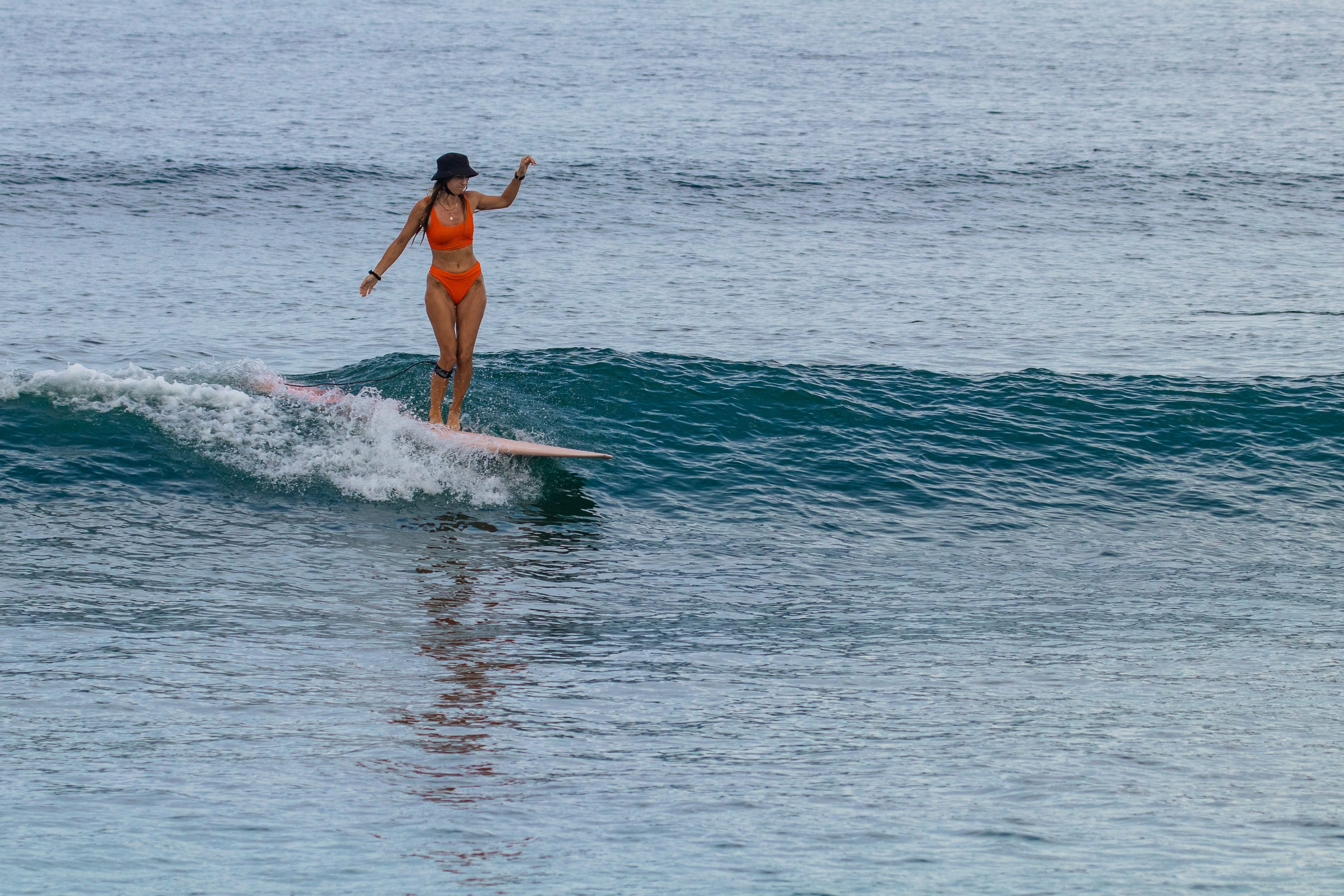 Bali beginner surfing