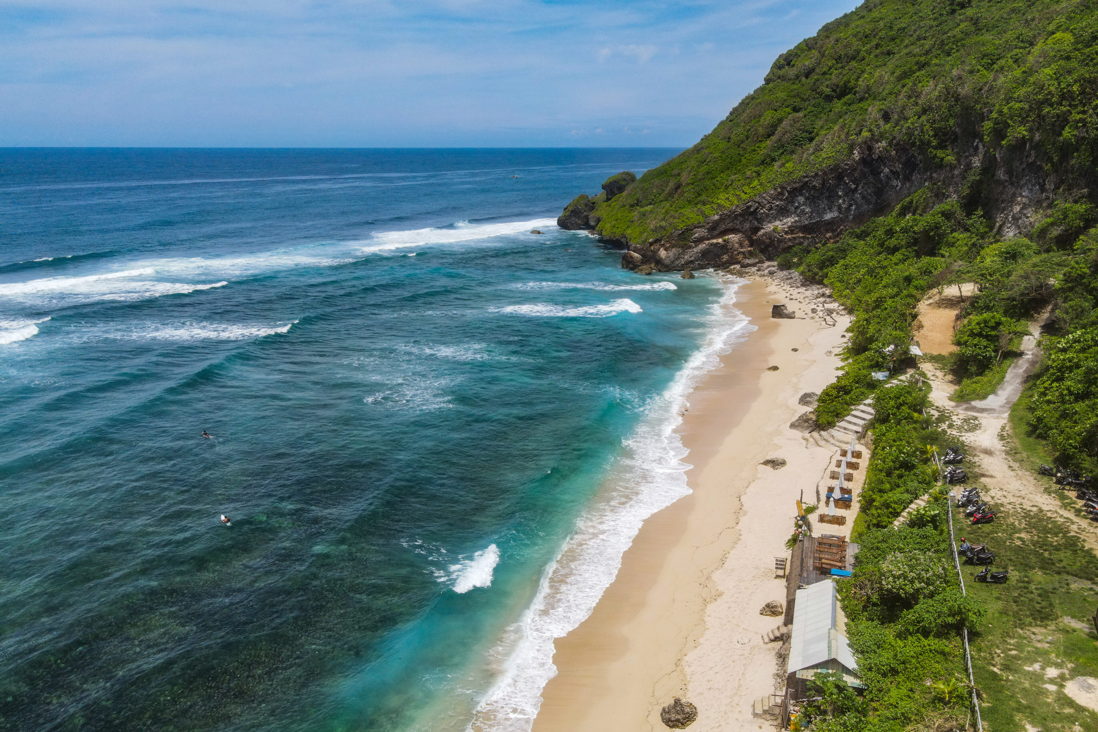 Drone view of the wave at Nyang Nyang