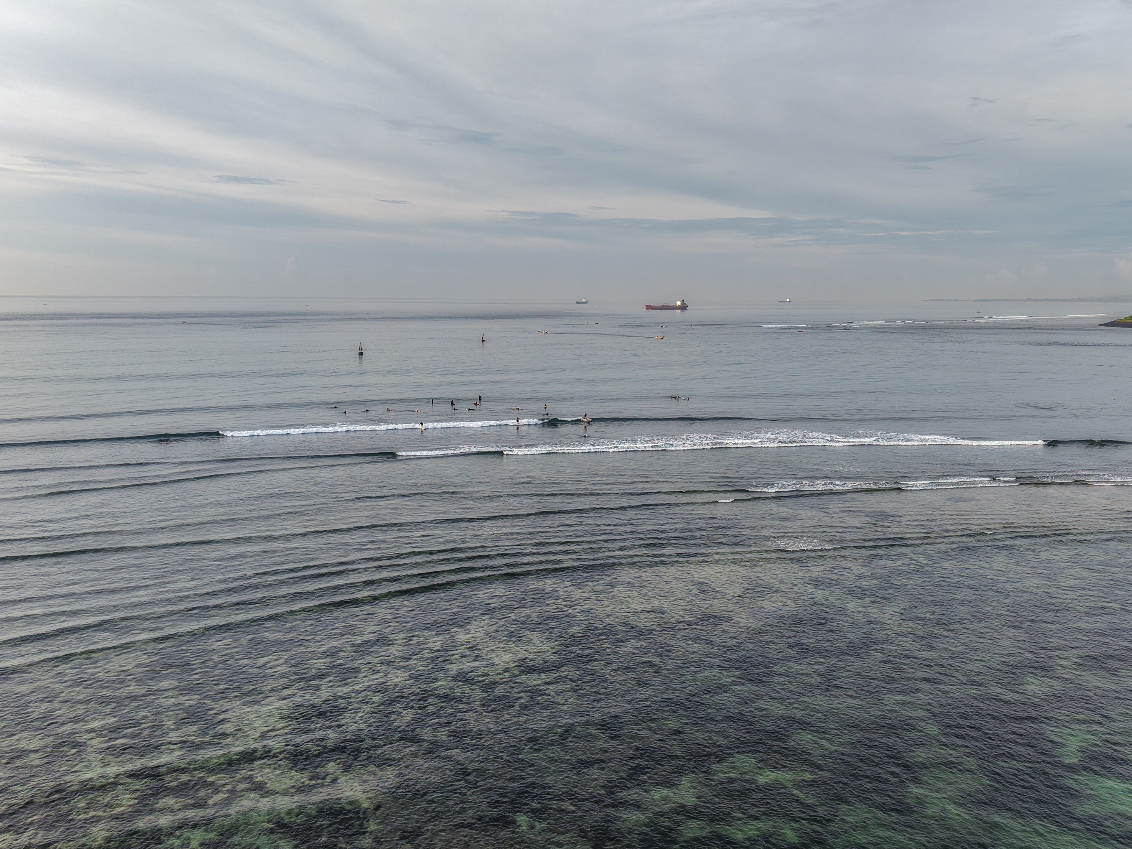 Baby Reef as seen from a drone.